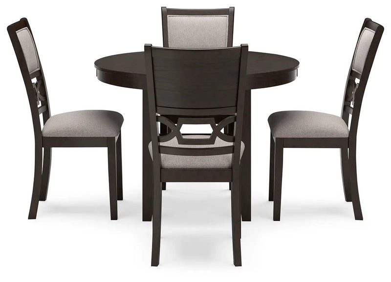 Langwest - Dining Room Table Set (Set of 5) - Brown by Unique Piece Furniture