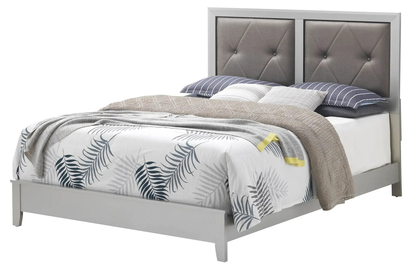 Padded Headboard Bed by HouseOfZazla