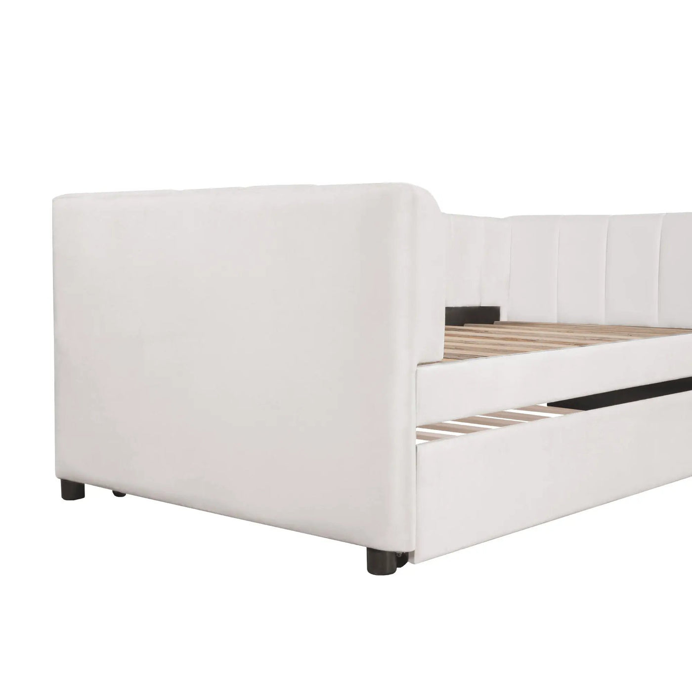 Upholstered Daybed With Ergonomic Design Backrest by HouseOfZazla