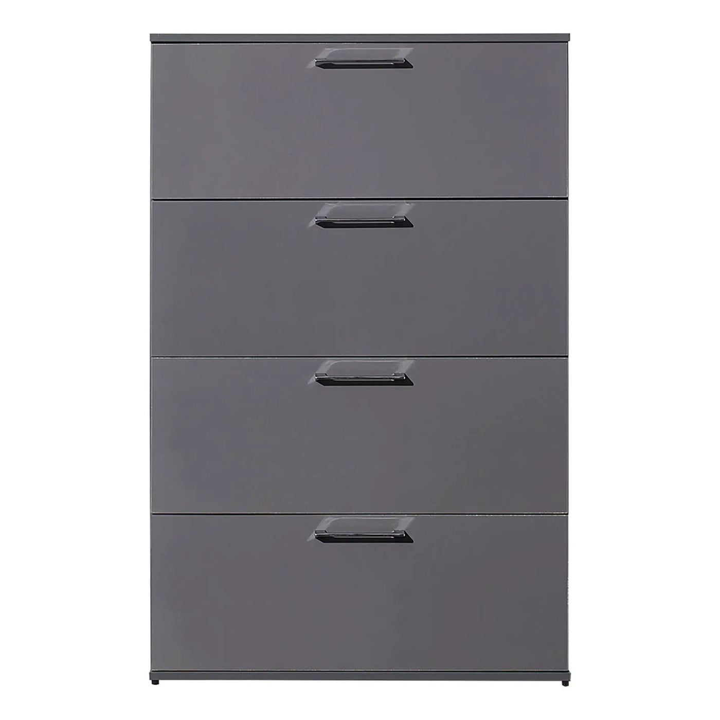 Bliss - Glossy 4 Drawer Jumbo Chest With Extra Deep Storage by HouseOfZazla