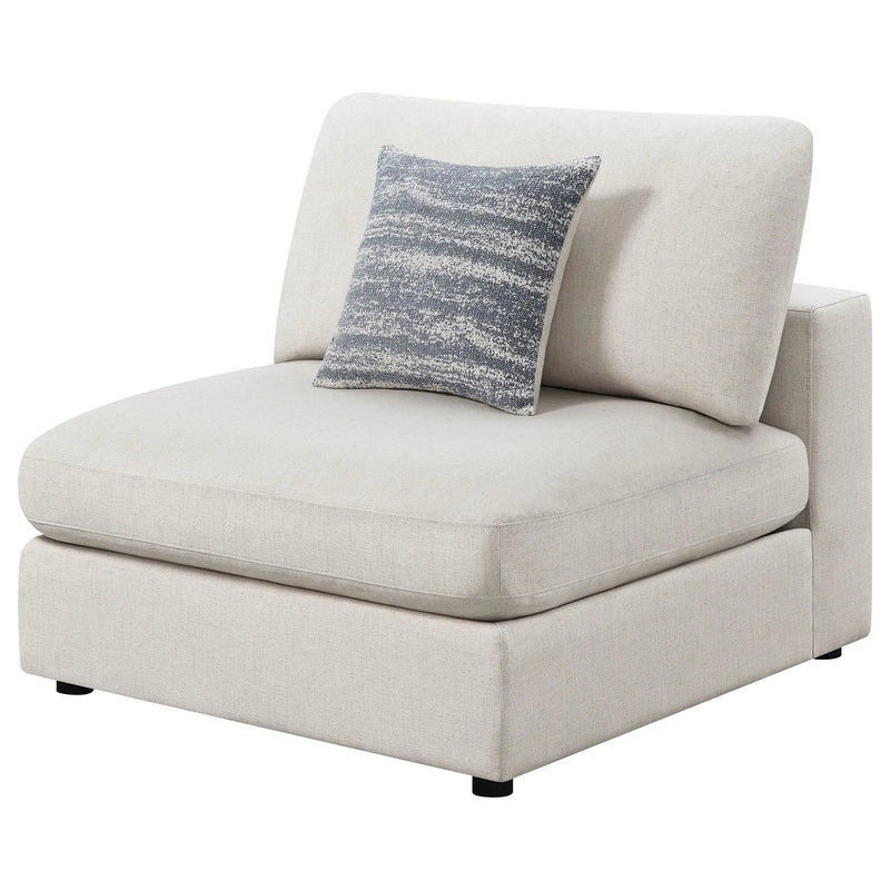 Duncan- Armless Chair With Removable Cushions by HouseOfZazla
