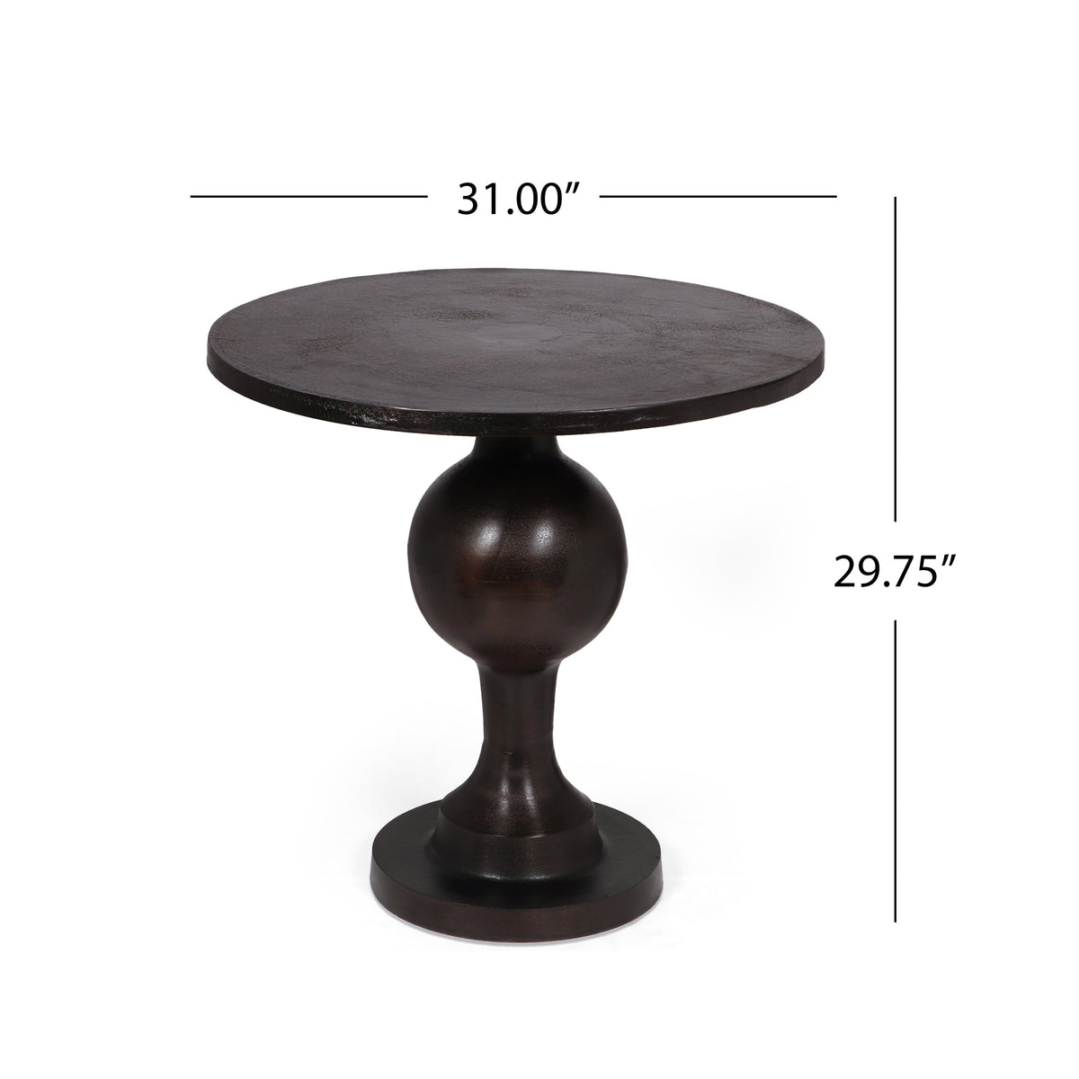 3-Piece Dining Set With Upholstered Chairs And Round Table, photo 8 of 10