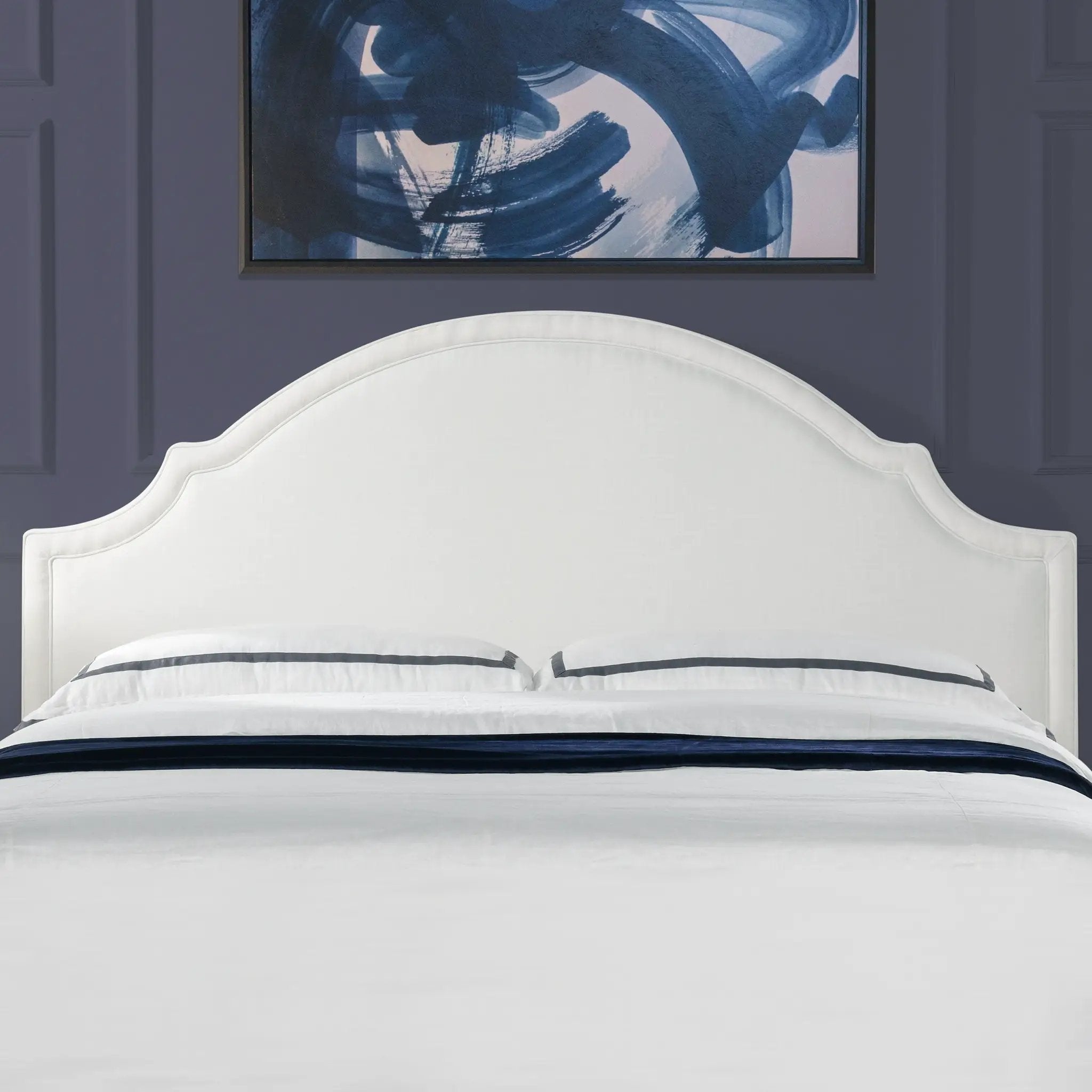 Catherine Upholstered King Headboard, Antique by HouseOfZazla