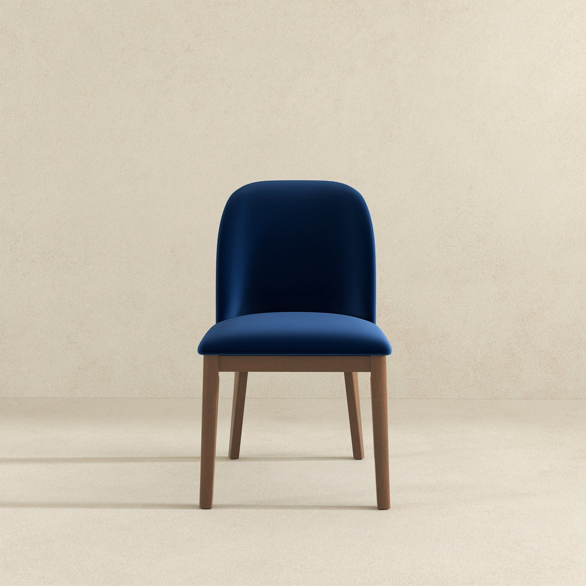 Comfort Dining Chair Set of 2 with Solid Wood Legs - Beige, Orange, Blue, Green, photo 27 of 40