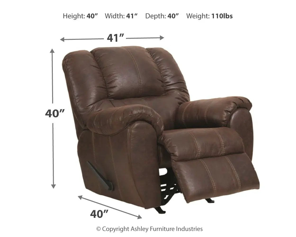 McGann - Rocker Recliner by Unique Piece Furniture