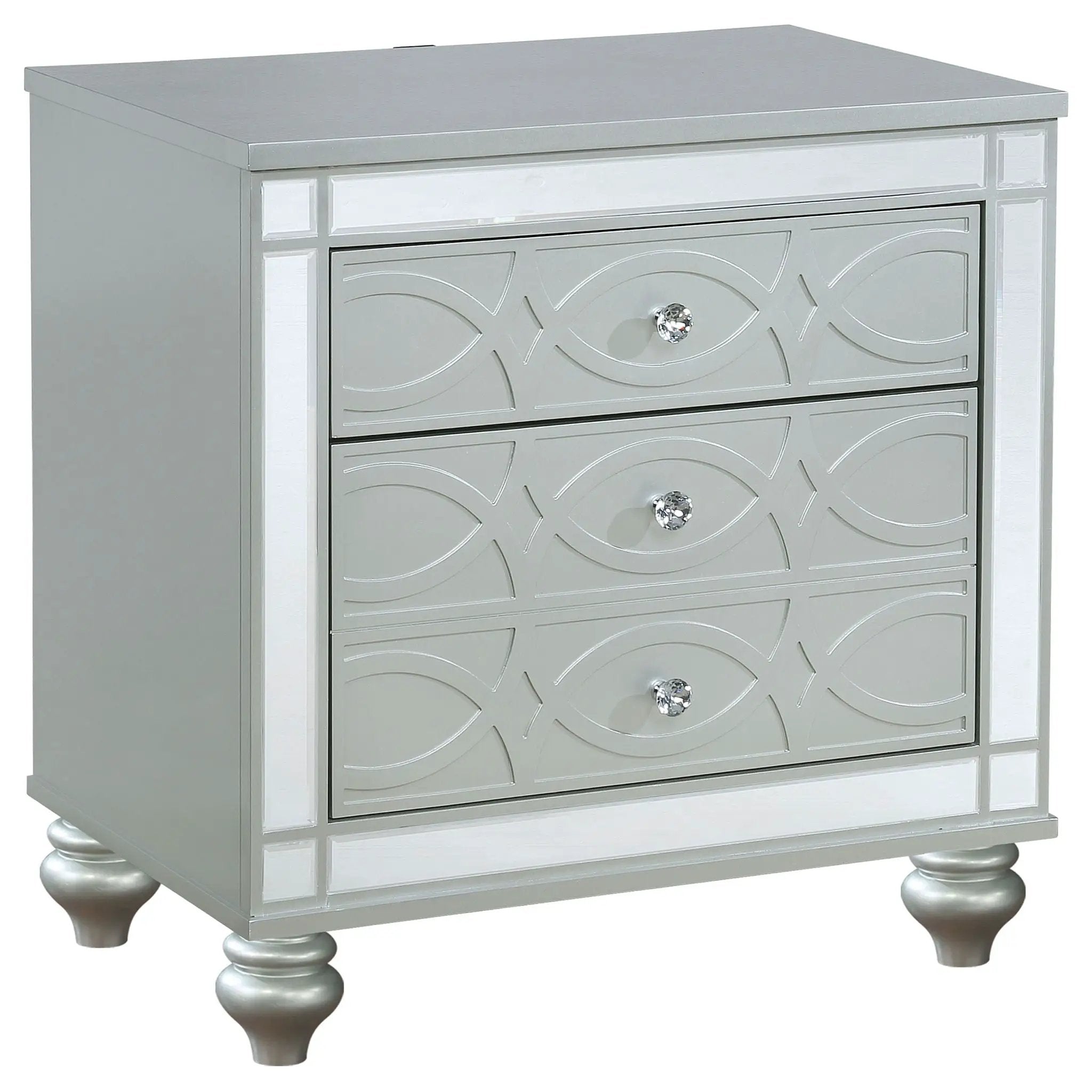 Gunnison 4-piece California King Bedroom Set Silver Metallic by Unique Piece Furniture