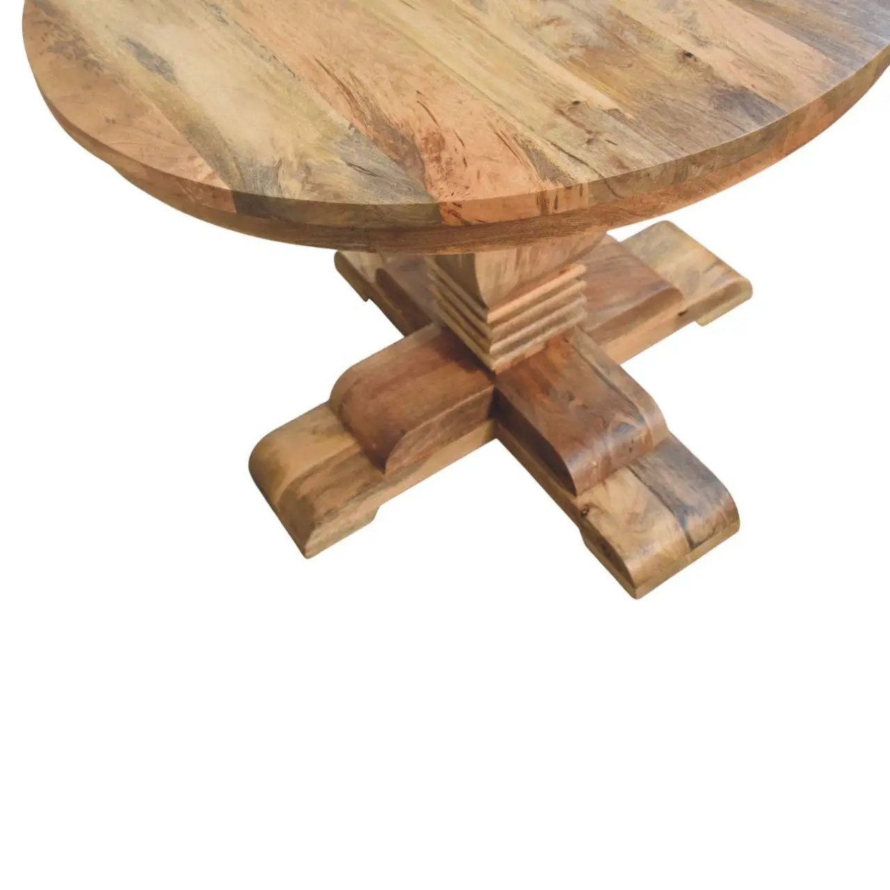 Solid Wood Valentina Round Dining Table by HouseOfZazla