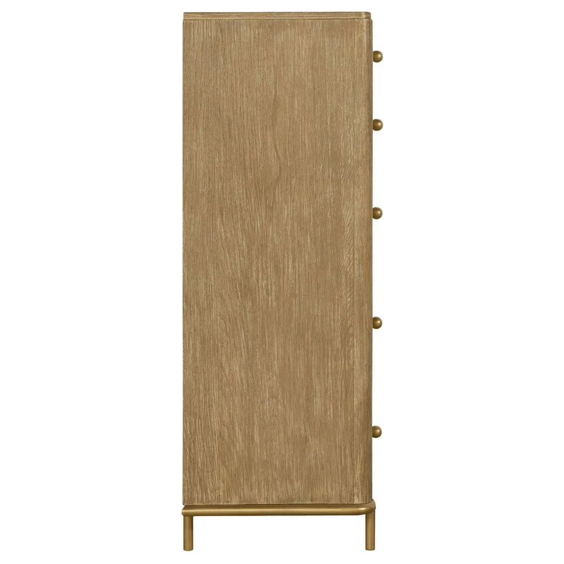 Arini 5-drawer Bedroom Chest Sand Wash by Unique Piece Furniture