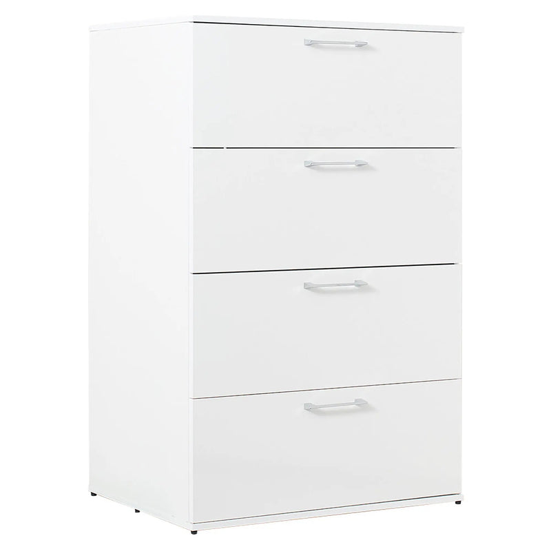 Bliss - Glossy 4 Drawer Jumbo Chest With Extra Deep Storage by HouseOfZazla