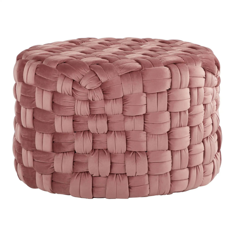 Braided - Versatile Round Ottoman by Unique Piece Furniture