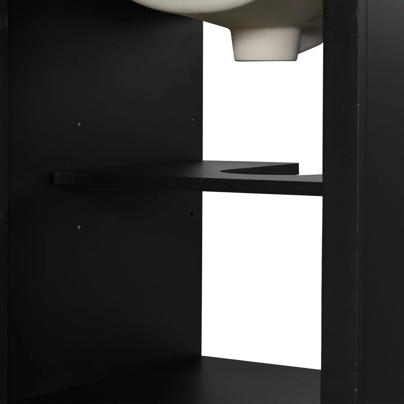 Bathroom Vanity With Sink, Soft Close Door, Adjustable U-Shaped Shelf by HouseOfZazla