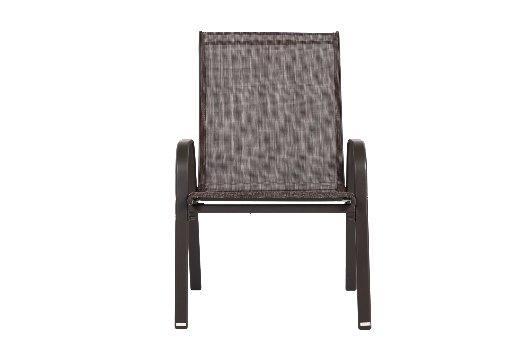 8 Piece Patio Chairs with Breathable Textilene Fabric - Brown by HouseOfZazla