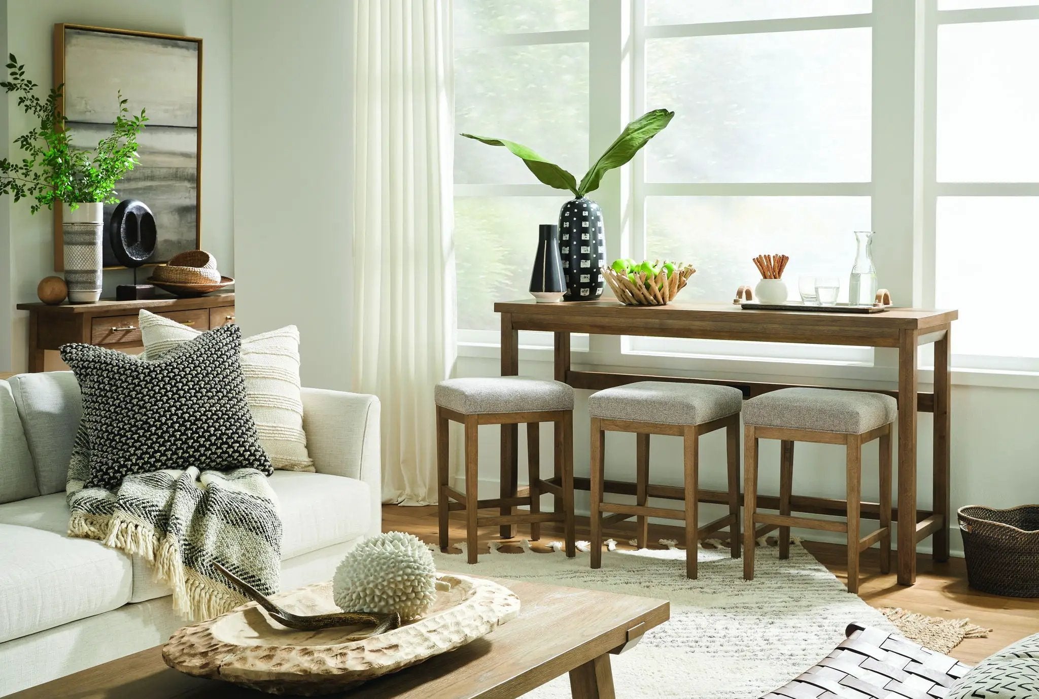 Lindon - Console Sofa Table - Belgian Wheat by Unique Piece Furniture