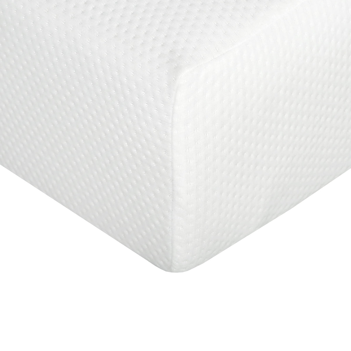 8" Plush Gel Memory Foam Mattress with Aloe Vera Cover - White, photo 5 of 9