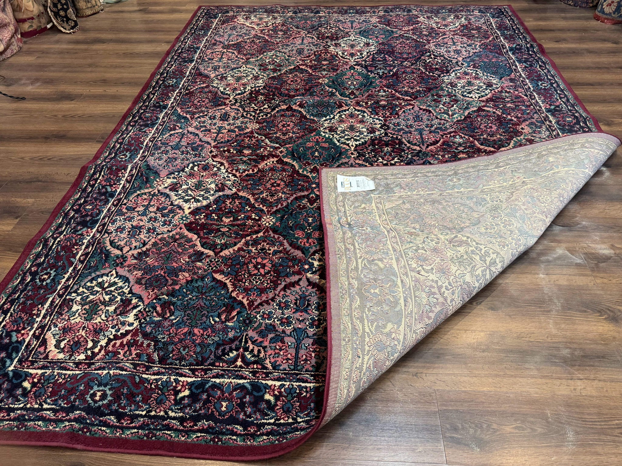 Multicolor Panel Kirman Rug 8x11 by Jewel Rugs
