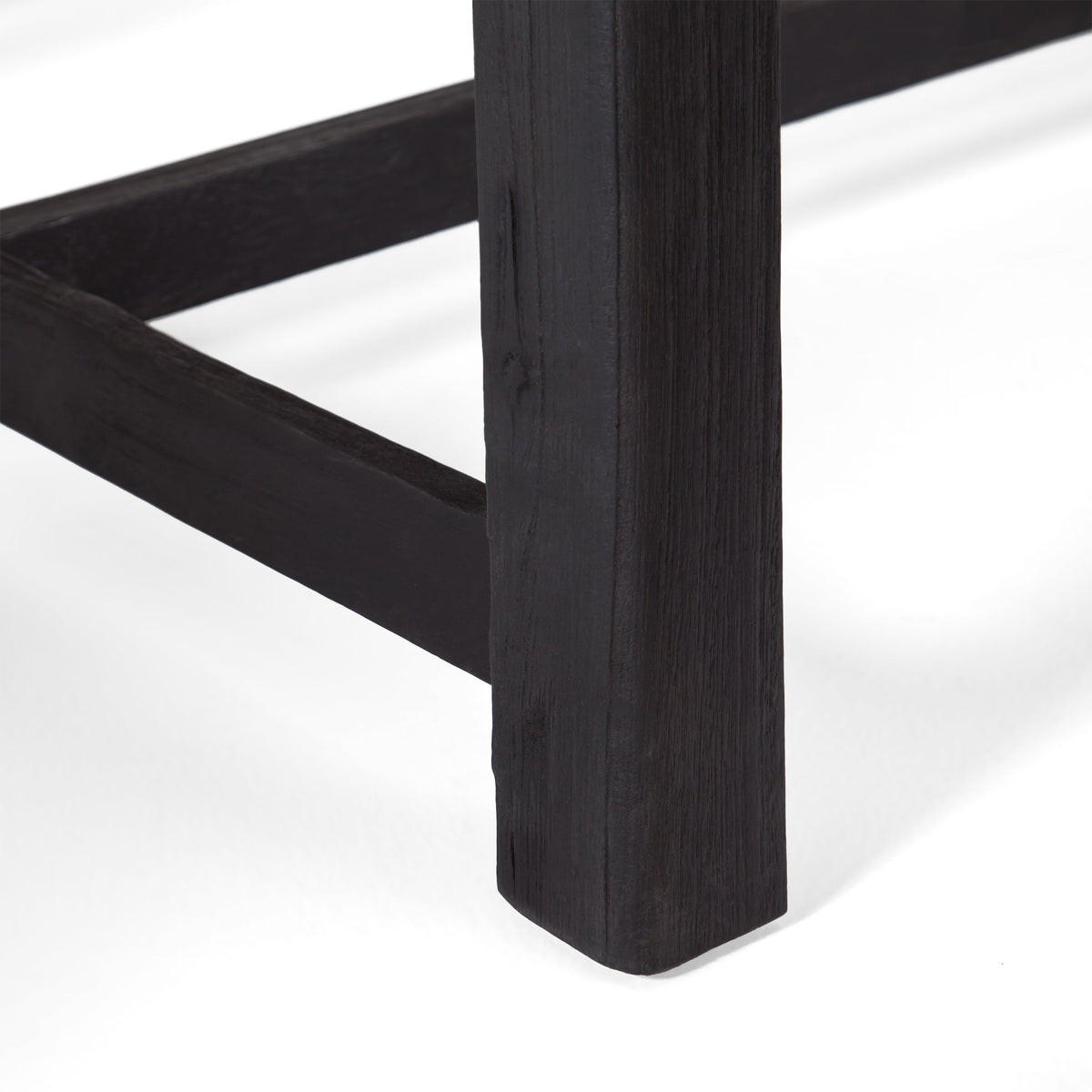 Outdoor Acacia Wood Bench with Sandblast Finish - Gray, photo 10 of 10