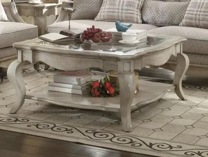 Chelmsford Clear Glass Coffee Table - Taupe by HouseOfZazla