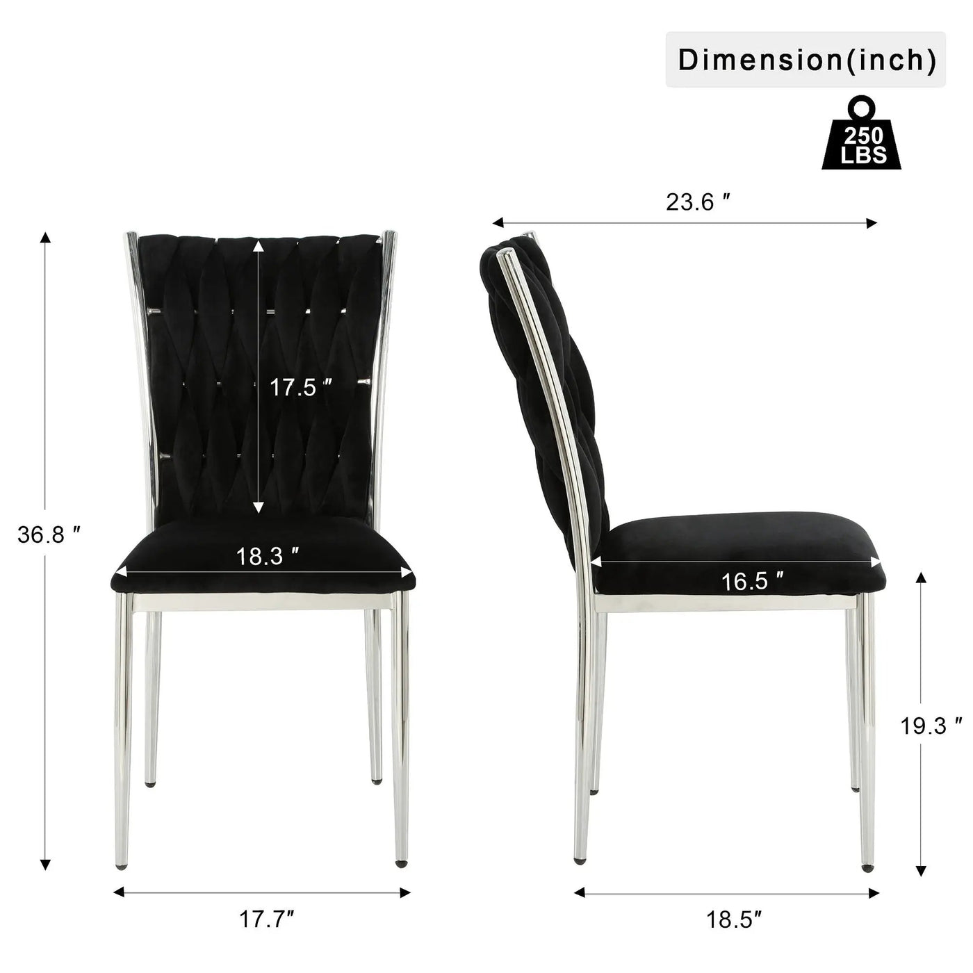 Modern Dining Chair Set For Dining Room by Unique Piece Furniture