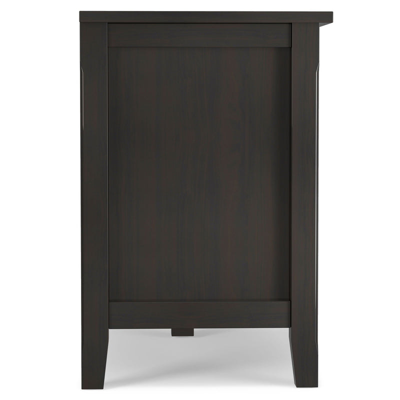 Warm Shaker TV Media Stand with Adjustable Storage - Hickory Brown, photo 4 of 7
