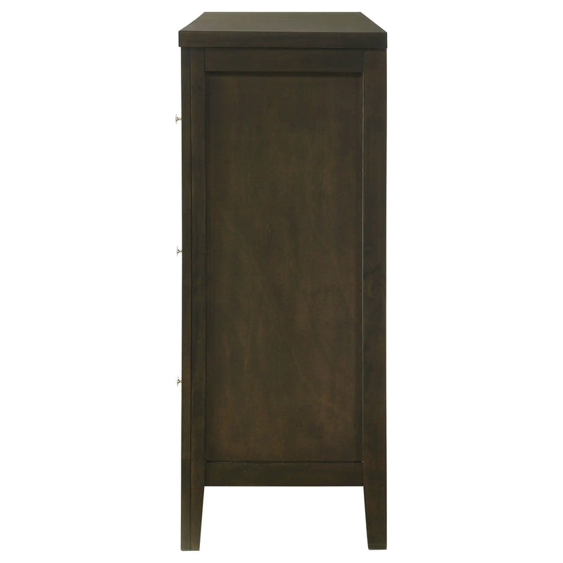 Wilkes 6-drawer Dresser Cabinet Dark Cocoa by Unique Piece Furniture