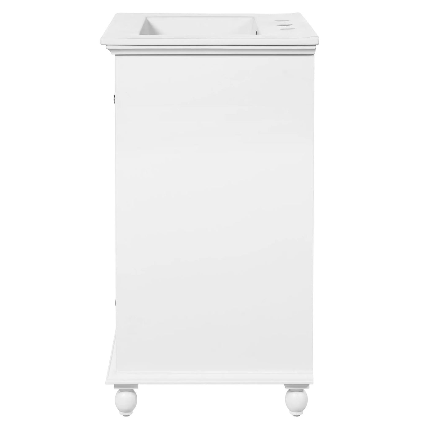Modern Bathroom Vanity With Sink, Cabinet With Drawer And Dividers, Rectangular Storage Unit by HouseOfZazla