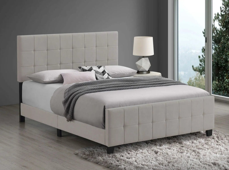 Fairfield Upholstered Queen Panel Bed Beige by Unique Piece Furniture