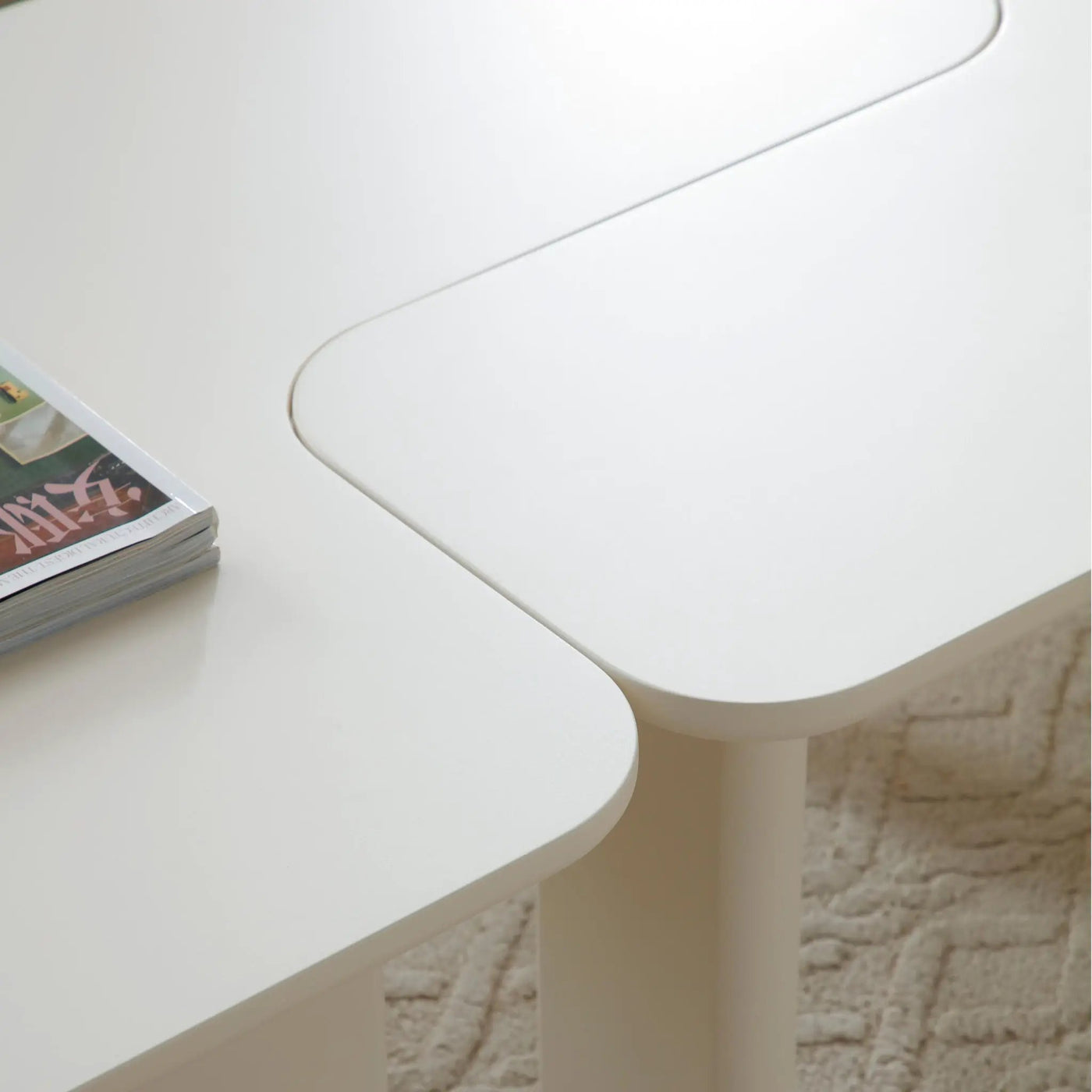 L-Shape Coffee Table For Living Room by HouseOfZazla