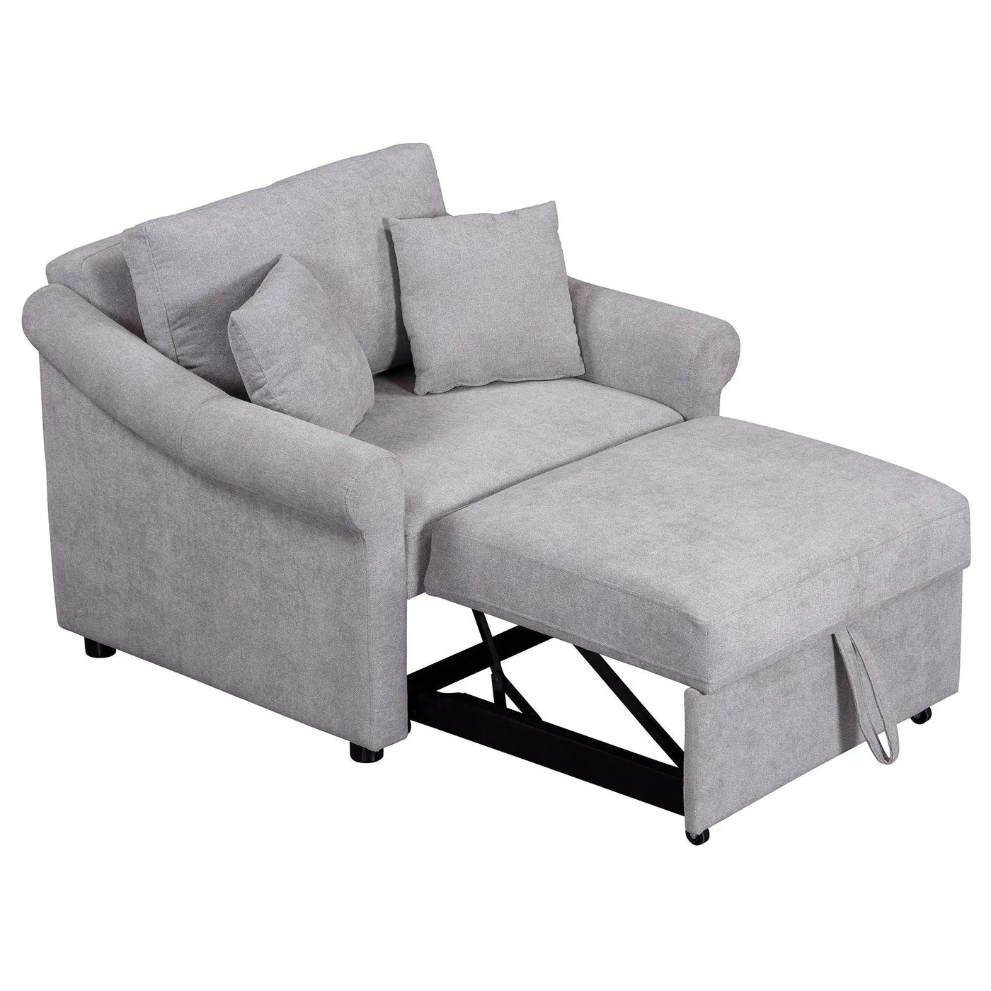 Convertible Sleeper Chair With Adjustable Backrest by HouseOfZazla