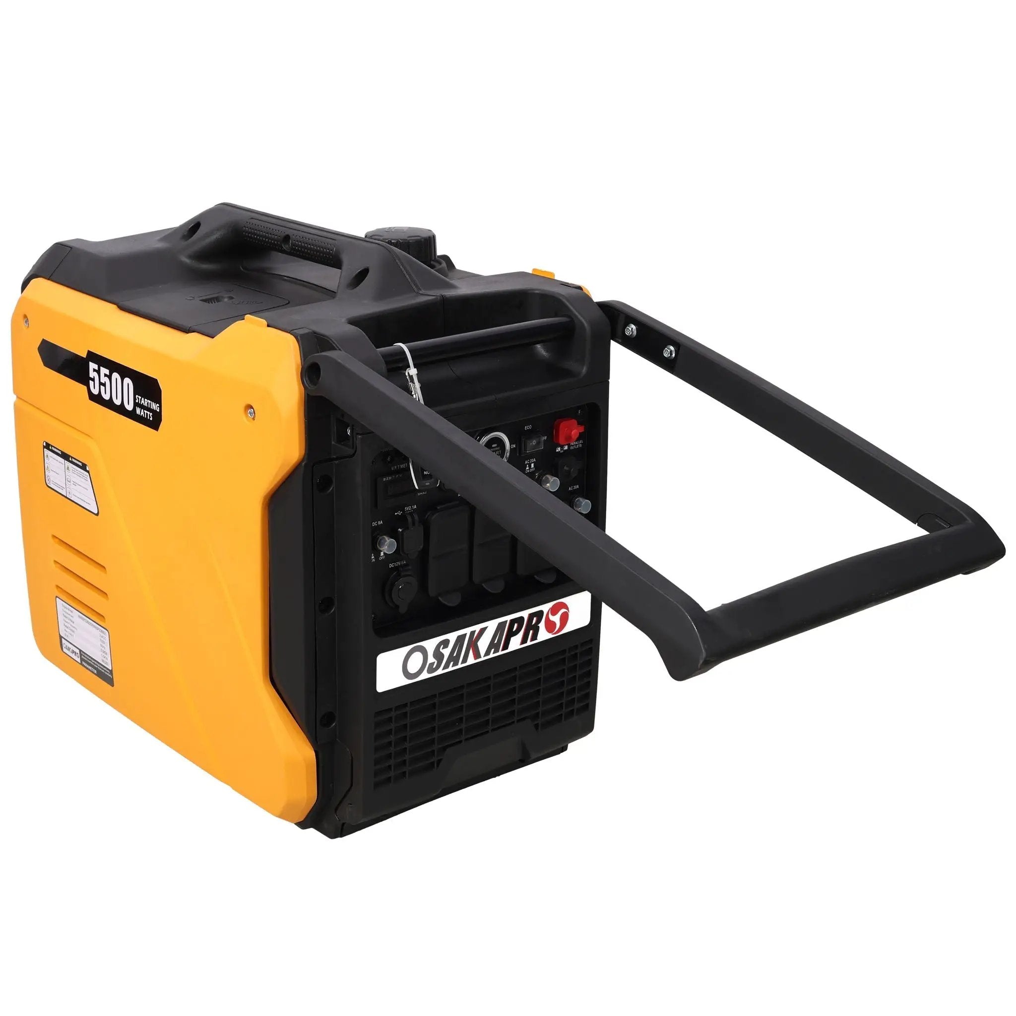Super Quiet Inverter Generator 5.5Kw Portable Electric & Remote Start Aluminum, 224Cc 4 Stroke by HouseOfZazla