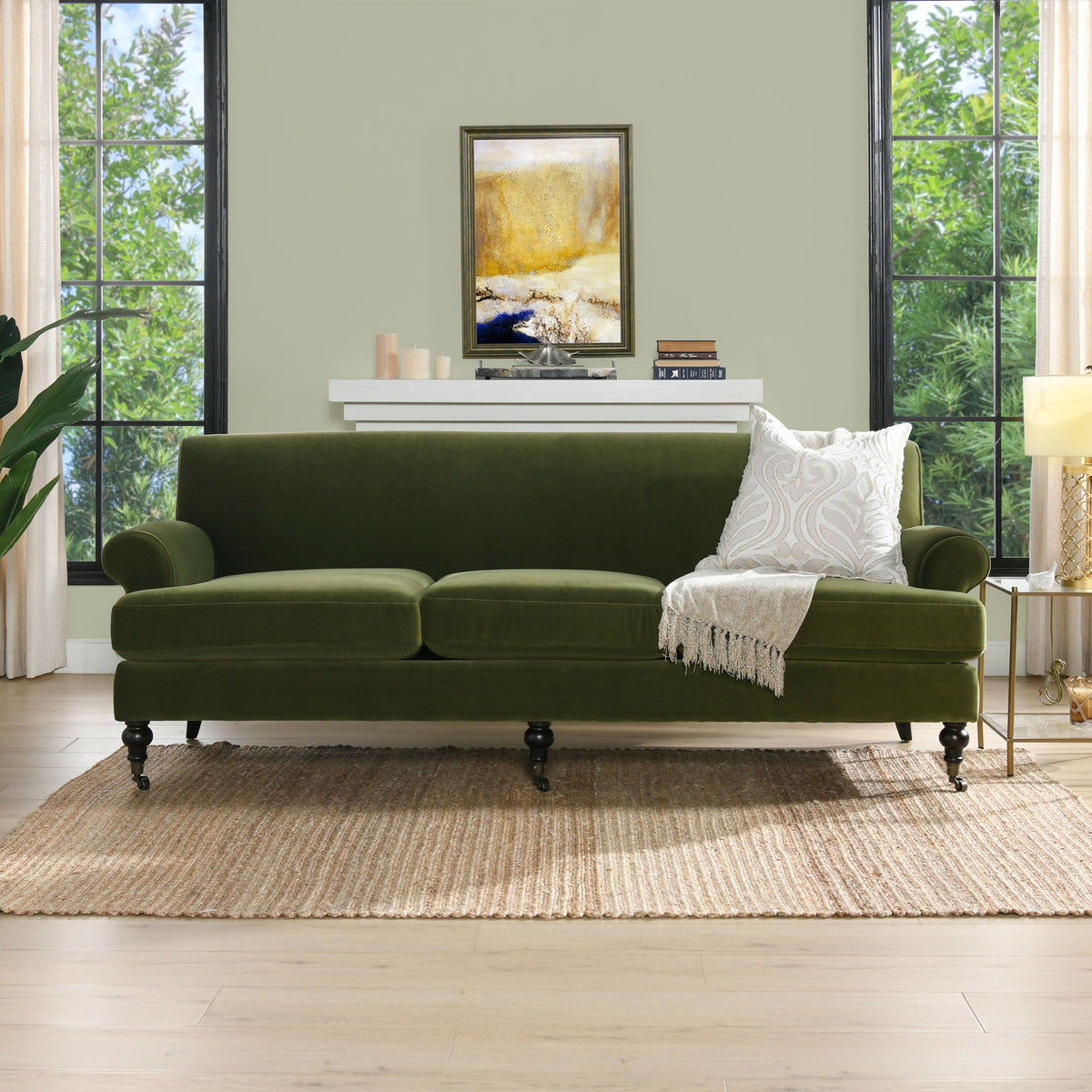 Three Cushion Tightback Lawson Sofa with Removable Cushions - Multiple Colors, photo 3 of 40