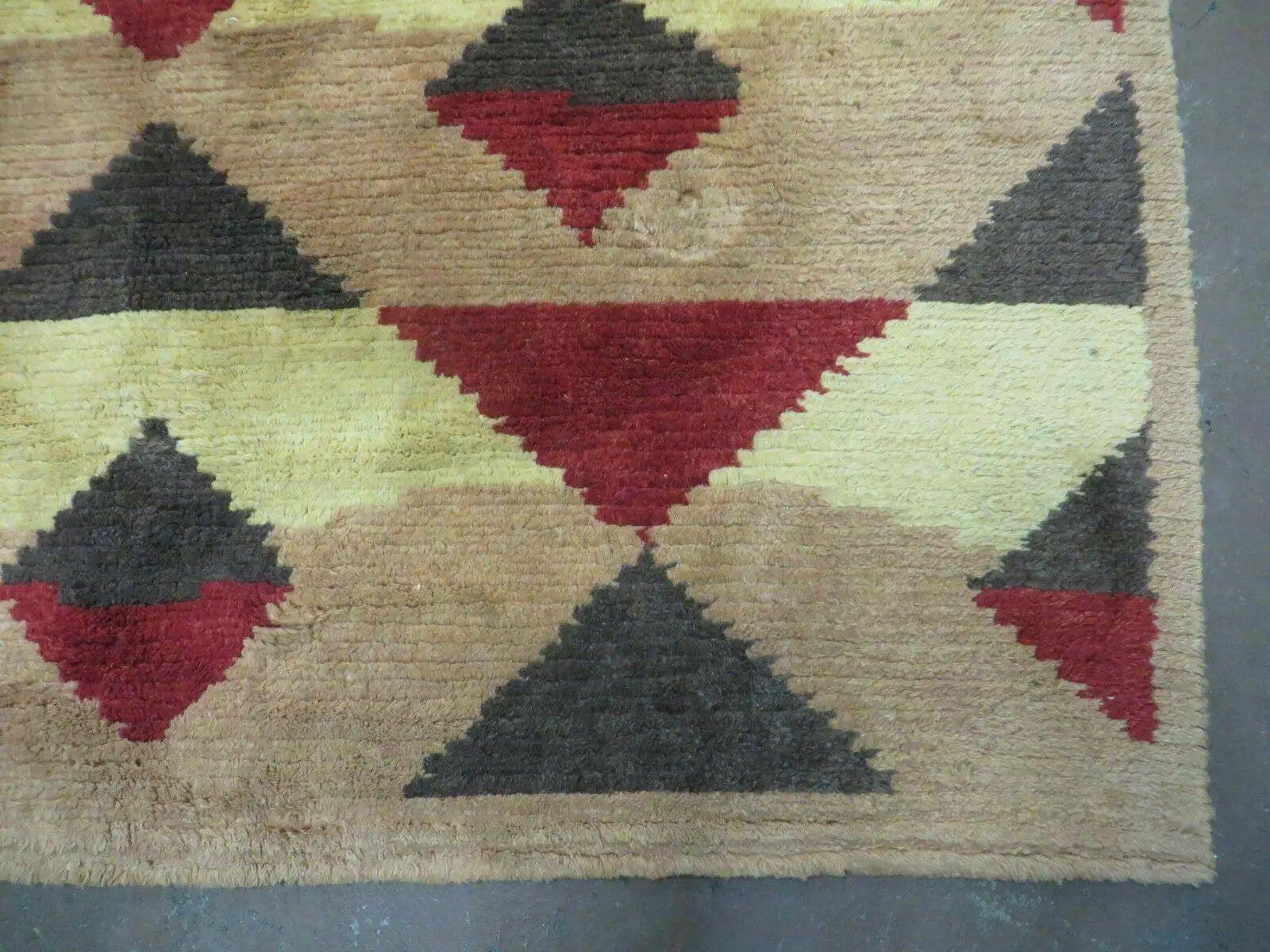 6' X 8' Handmade Tibetan Nepal Chinese Wool Rug Art Deco Contemporary Modern by Jewel Rugs