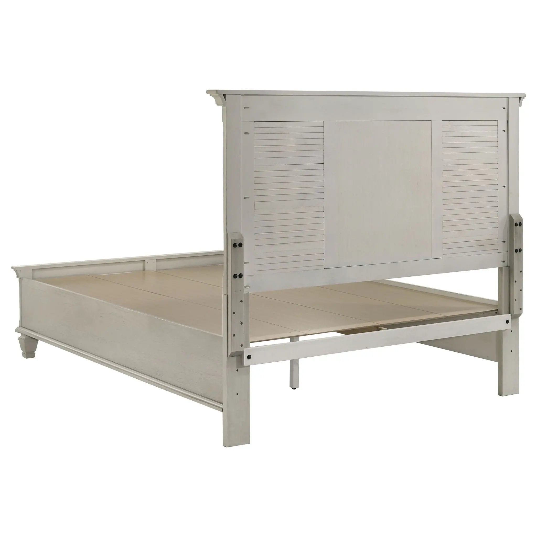 Franco 5-piece Queen Bedroom Set Distressed White by Unique Piece Furniture