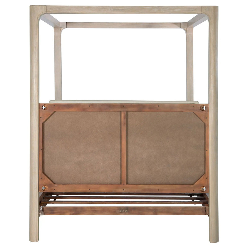 Solano 85-inch Queen Canopy Bed Weathered Mango by Unique Piece Furniture