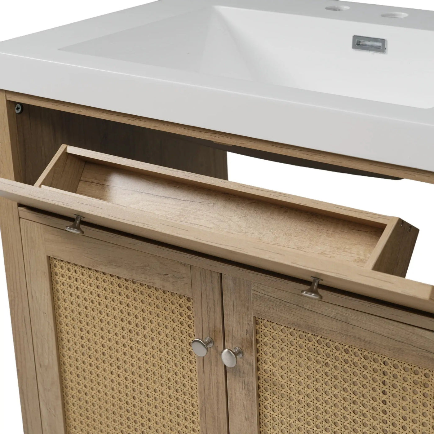 Bathroom Vanity With Double Sink, Large Storage Space by HouseOfZazla
