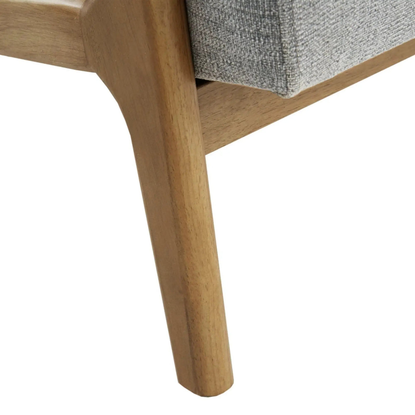 Mid-Century Style Lounge Chair With Upholstered Seat by HouseOfZazla