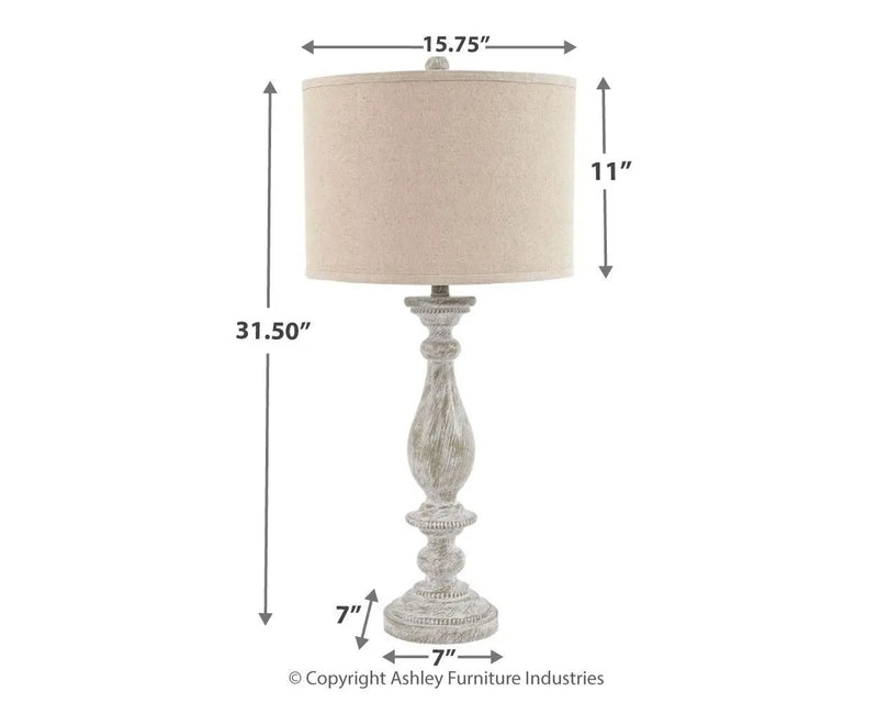 Bernadate - Table Lamp (Set of 2) by Unique Piece Furniture