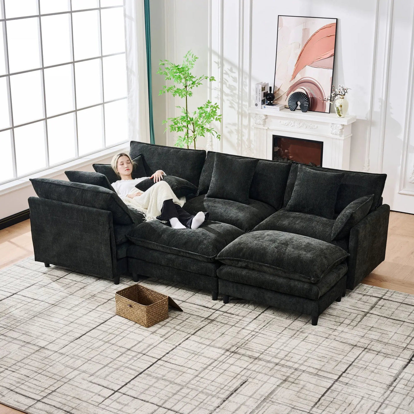 Sofa With Modular Design by HouseOfZazla