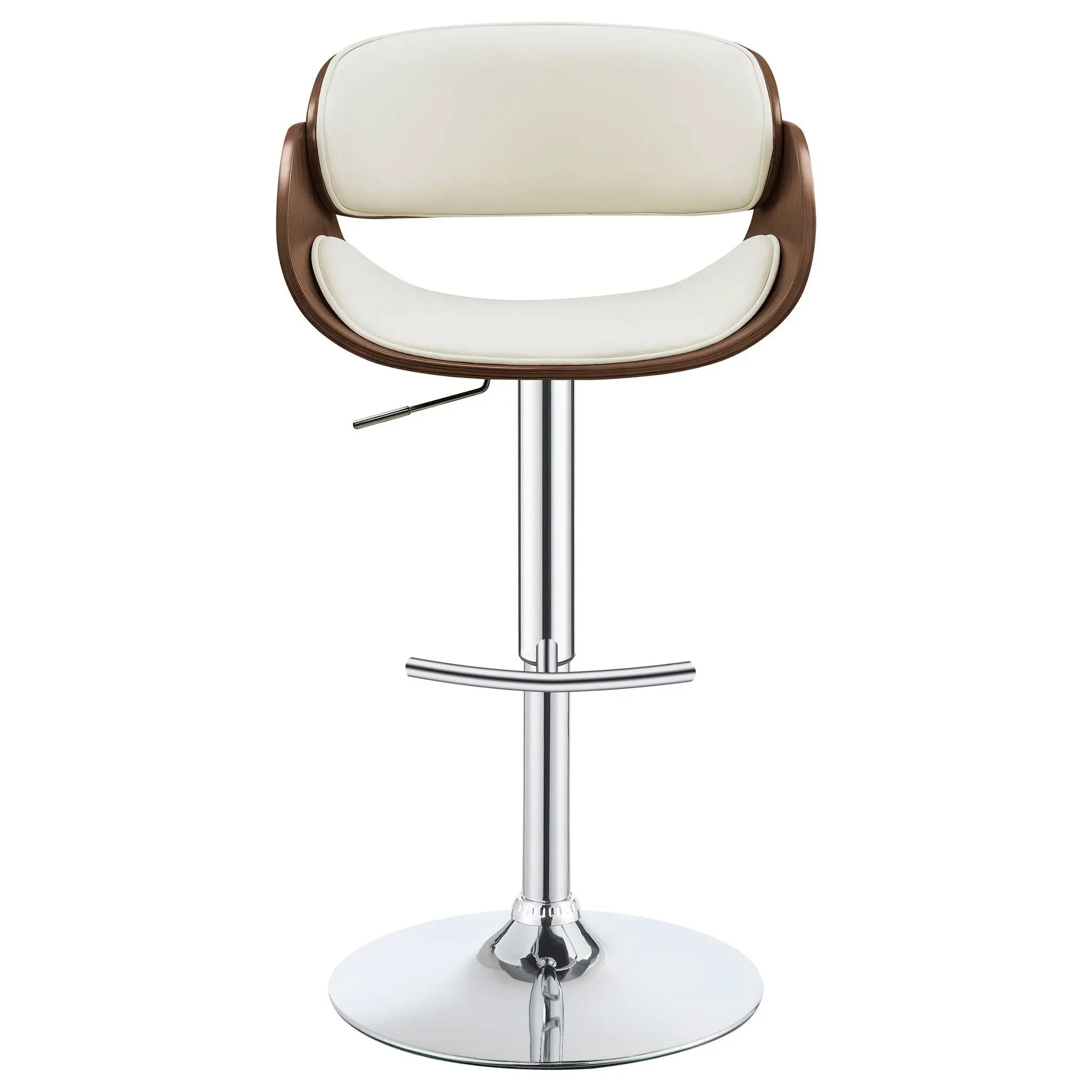 Ergonomic Adjustable Bar Stool - Ivory by HouseOfZazla