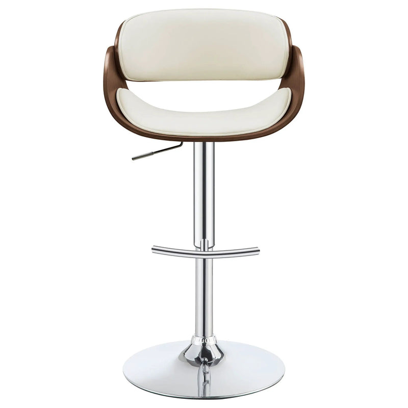 Ergonomic Adjustable Bar Stool - Ivory by HouseOfZazla