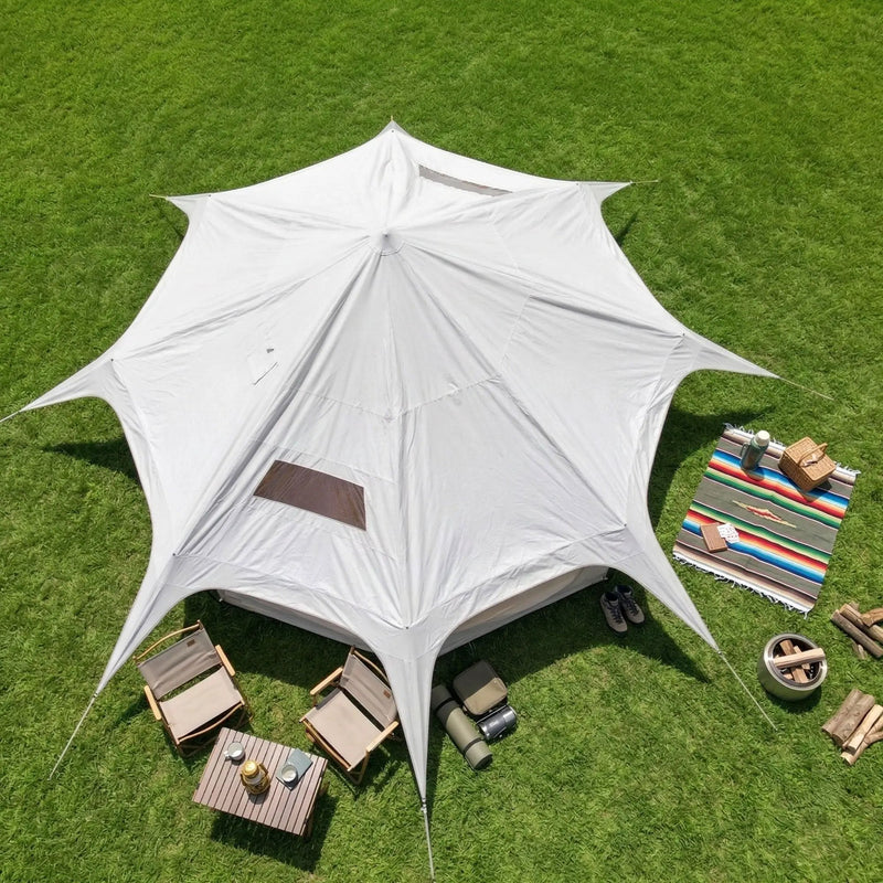 600D Oxford Bell Tent 14.8ft*9.2ft with Stove Jack by HouseOfZazla