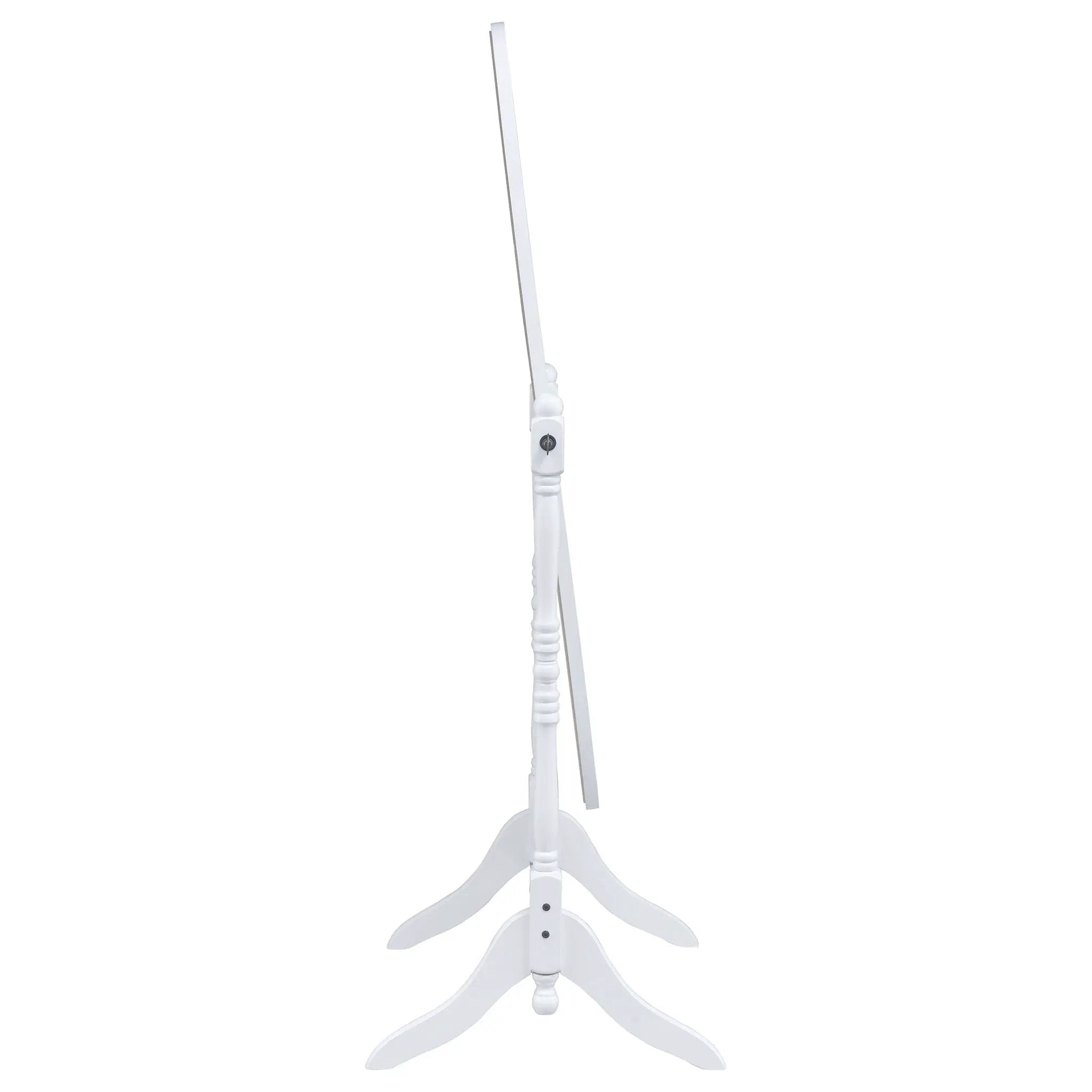 Foyet Wood Adjustable Full Length Cheval Mirror White by Unique Piece Furniture