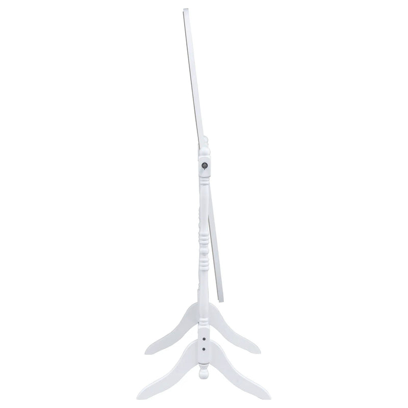 Foyet Wood Adjustable Full Length Cheval Mirror White by Unique Piece Furniture