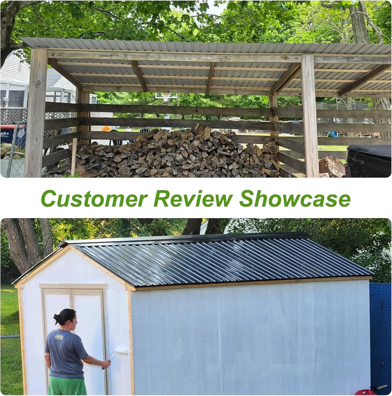 20PCS Metal Roofing Panels - Corrugated Galvanized Roof Panels by HouseOfZazla