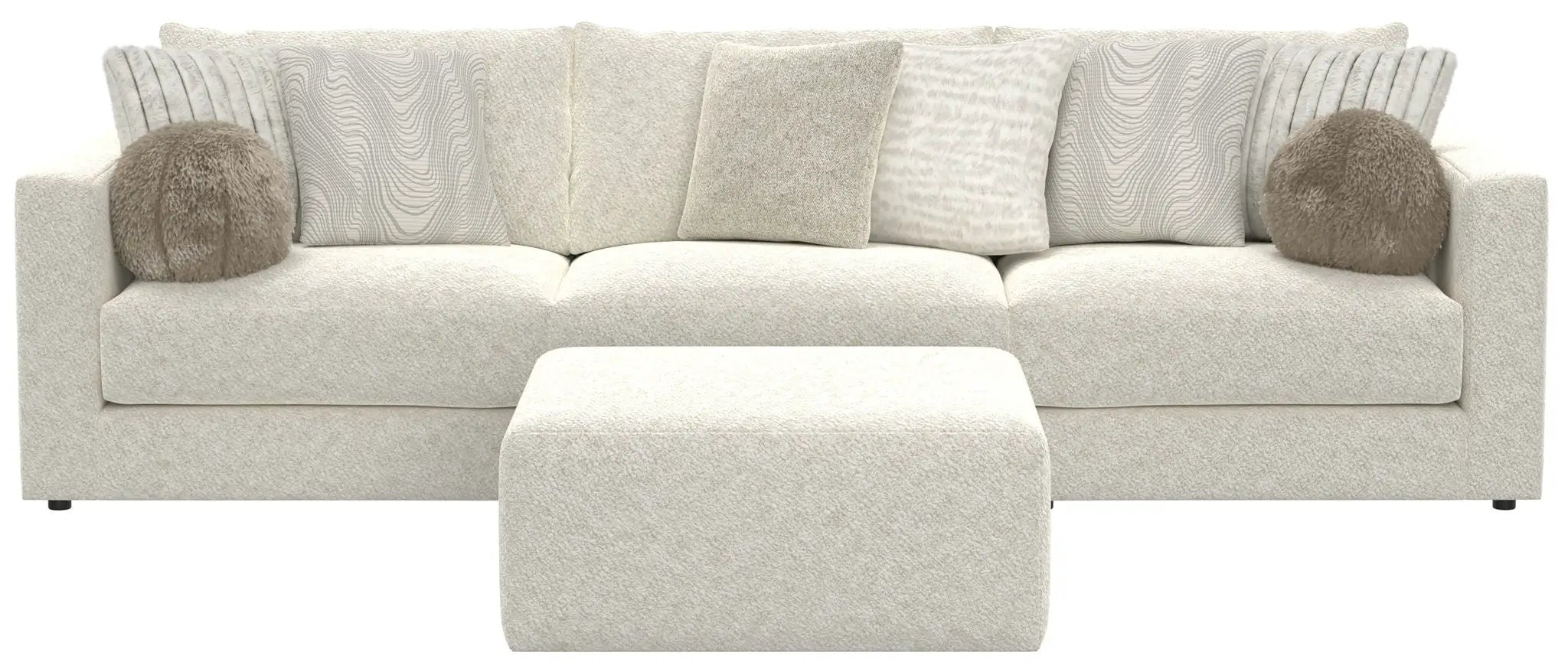 Ritzy - Modular Sofa And Included Cocktail Ottoman by Unique Piece Furniture