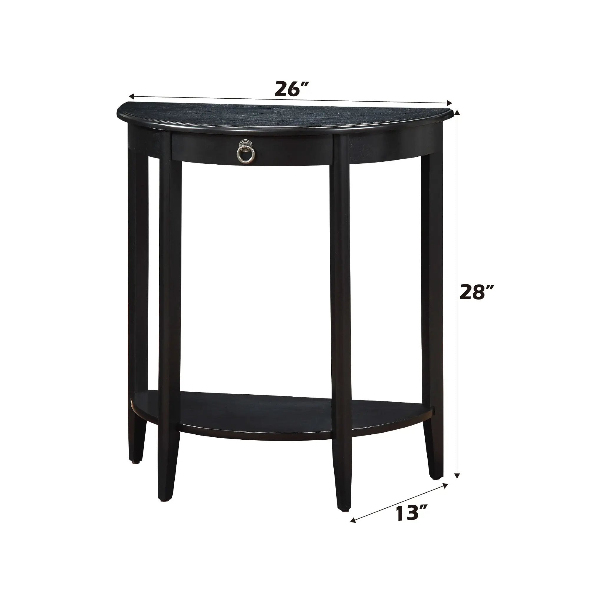 Justino II Half Moon Console Table by HouseOfZazla