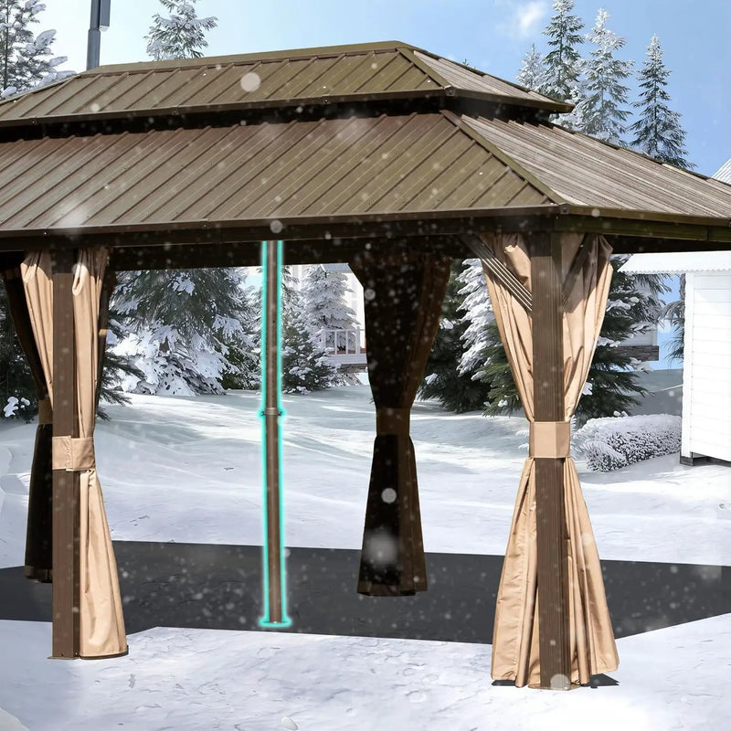 Universal Support Post for Gazebo Stability by HouseOfZazla