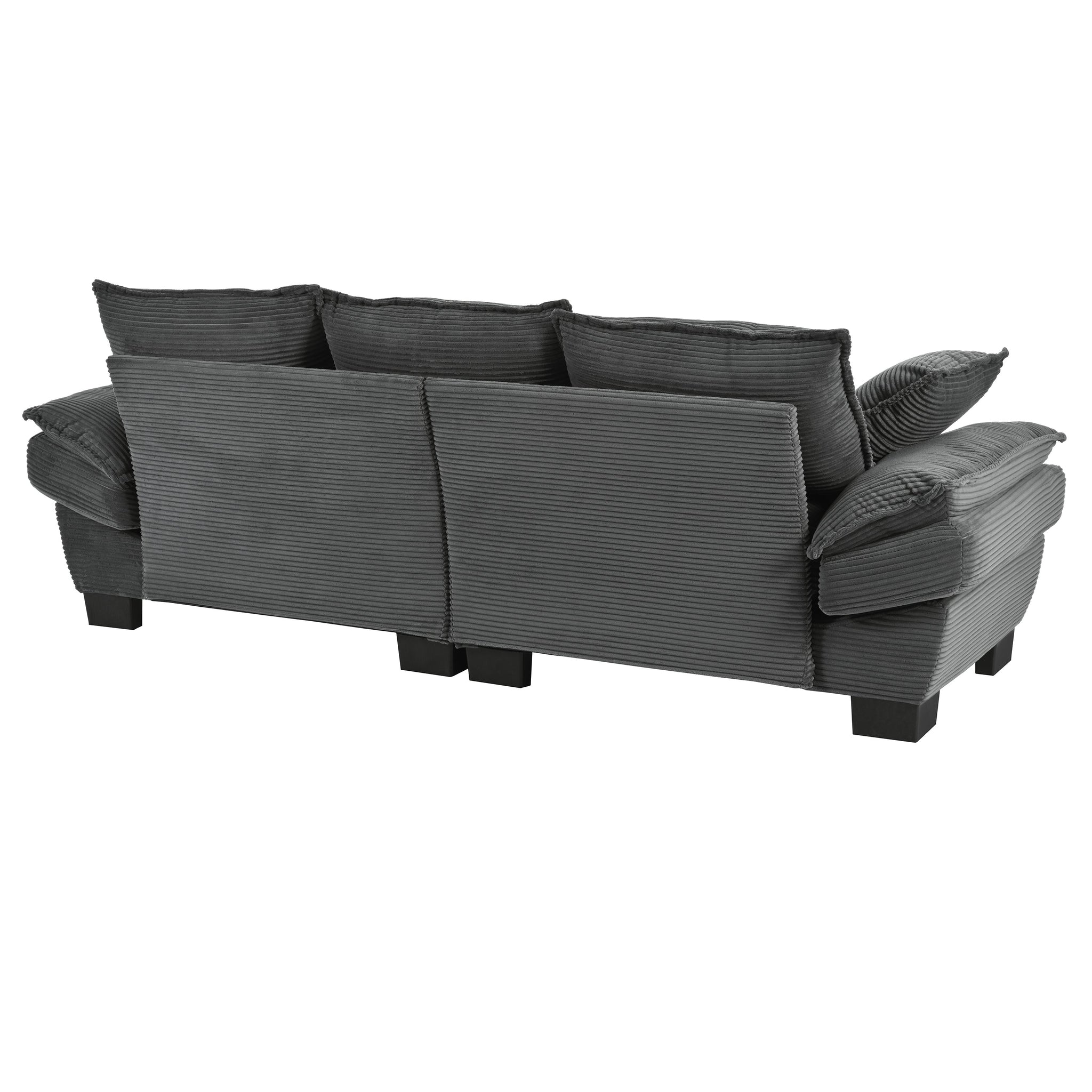 U-Style 85.4" Modern Curved Sofa by HouseOfZazla