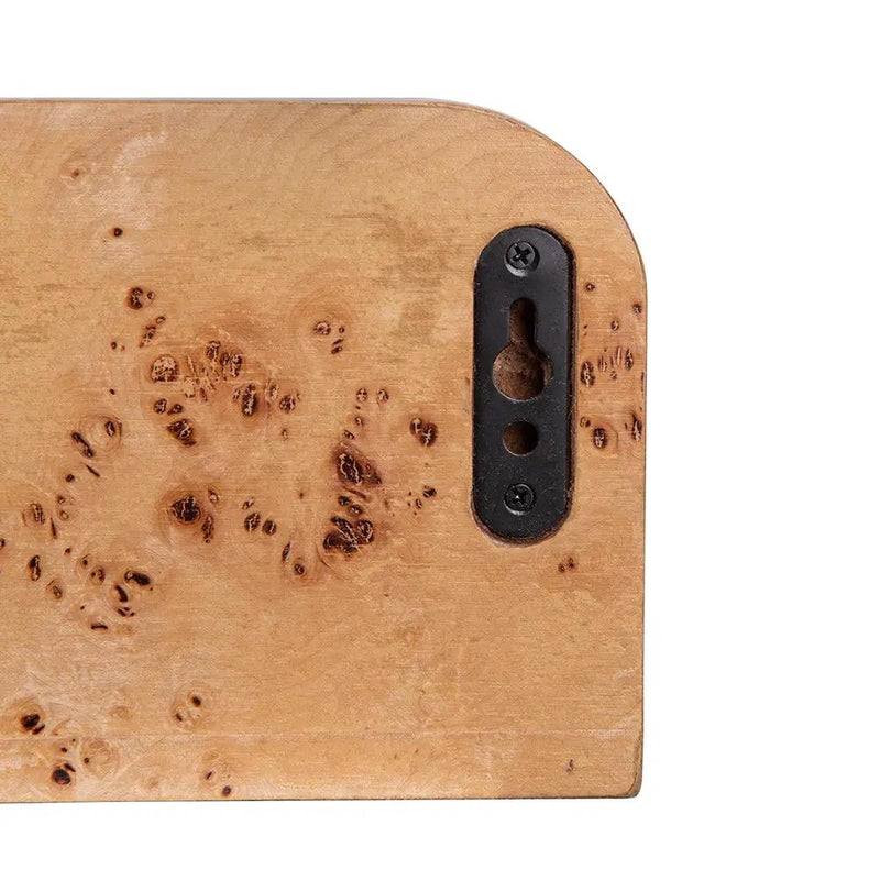 Burl Wood Floating Wall Shelf by HouseOfZazla