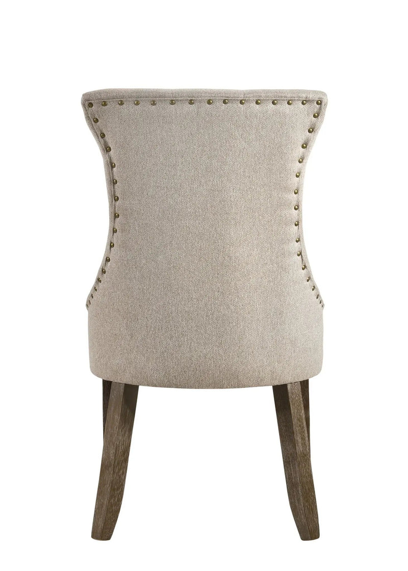 Gabrian - Two Tone Reclaimed Side Chair (Set of 2) - Beige / Gray by Unique Piece Furniture