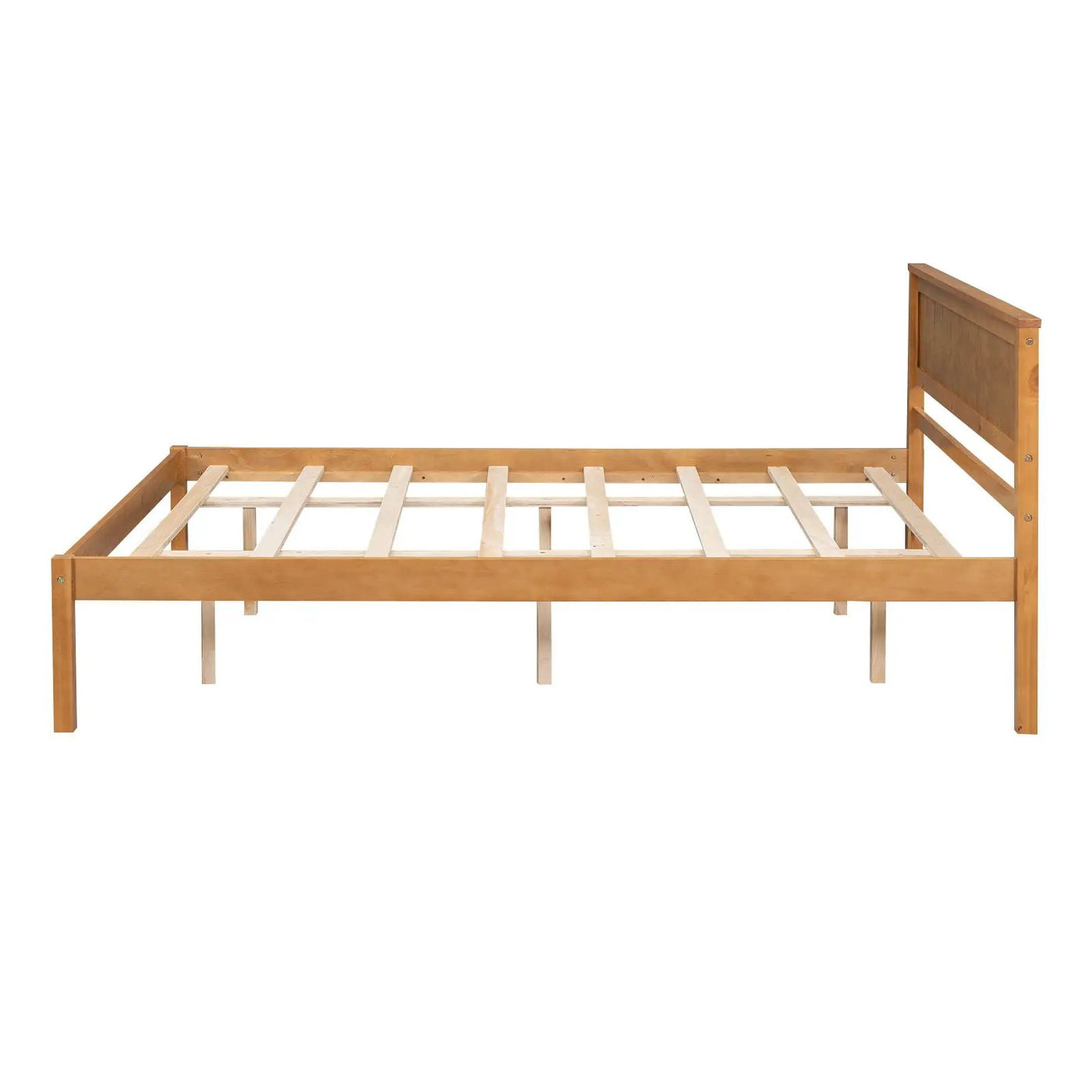 Platform Bed Frame With Headboard by HouseOfZazla